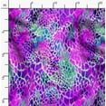 thumbnail image 2 of Soimoi Purple Moss Georgette Fabric Leopard Animal Skin Fabric Prints By Yard 42 Inch Wide, 2 of 6