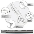 thumbnail image 3 of Dog Grooming Scissors Kit, CIICII 7 Inch Professional Pet Grooming Scissors Set (Dog/Cat Hair Thinning Trimming Cutting Shears) with Curved Scissors for DIY Home Salon (Heavy Duty/Safety-9Pcs)-Silver, 3 of 7