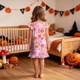 thumbnail image 5 of TOWED22 Girls Nightgowns Toddler Nightgown Halloween Cute Pajamas Dress Night Gowns for Kids Girl Clothes Girls' Sleepwear, 5 of 7