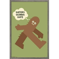 DaVid Olenick - Bigfoot Wall Poster, 14.725" x 22.375", Framed