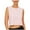 Pink, variant on Ltctricy Workout Tank Tops for Women Summer Crew Neck Sleeveless Cropped Athletic Tank Tops Running Gym Camisole Shirts