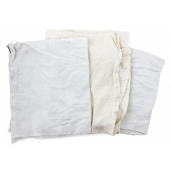 Assorted 18" x 18" ZORO SELECT 5LVD5 Recycled Cotton Cloth Rag 4 lb 
