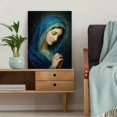 thumbnail image 5 of Qisvanset Virgin Mary Praying Devotional Canvas Wall Art 15.75x11.81 Inches, 5 of 8