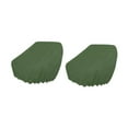 thumbnail image 2 of JISADER 2 Pieces Boat Seat Covers Dustproof Easy Installation Universal Oxford Cloth Green, 2 of 9