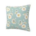 thumbnail image 2 of Wukai Floral Daisy Premium Polyester Fleece Pillow Covers with Hidden Zipper Closure,Luxuriously Soft and Durable-26"x26", 2 of 7