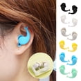 thumbnail image 3 of 2XWaterproof Sleep Ear Plugs Portable Soft Noise Reduction Swimming P4E8, 3 of 9