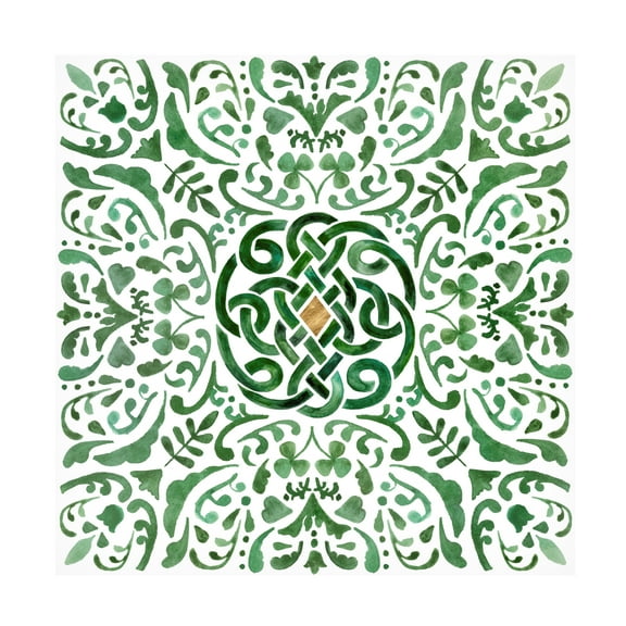 Victoria Borges 'Celtic Knot IV' Canvas Art