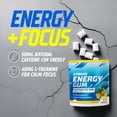 thumbnail image 4 of GYMGUM Energy Caffeine Gum | 50mg Caffeine & L-Theanine | Sugar-Free, Keto-Friendly | Energy & Focus Gum (50 Count, Tropic Burst), 4 of 10
