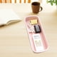 thumbnail image 5 of Caja de plástico para cubiertos con soporte para cucharas, organizador multifuncional para utensilios de cocina, para cajón o encimera, diseño duradero y fácil de limpiar, Aestivo | Rosa |, 5 of 7
