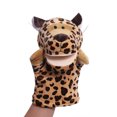 thumbnail image 1 of Marionetas de mano de leopardo amarillo, juguetes de animales de peluche, juego de imaginación imaginativo con calcetines, narración de cuentos Sailing  Electrónica, 1 of 6