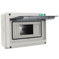 thumbnail image 3 of Uadme Caja De Protección De Distribución De 8 Vías Caja De Disyuntor Exterior Impermeable IP65 para Central Eléctrica Hecha De Material ABS, Que Es Resistente Y No Se Deforma Fácilmente, 3 of 8