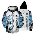 thumbnail image 3 of Sudadera de otoño para hombre, sudadera informal con estampado de calaveras, ropa para hombre, sudadera holgada con capucha y cremallera, 3 of 5