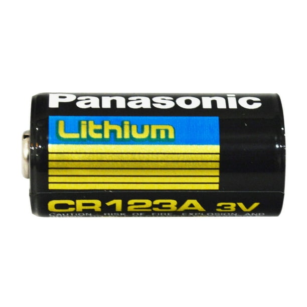 Batteries au Lithium Panasonic CR123A 3 Volts (CR17345)