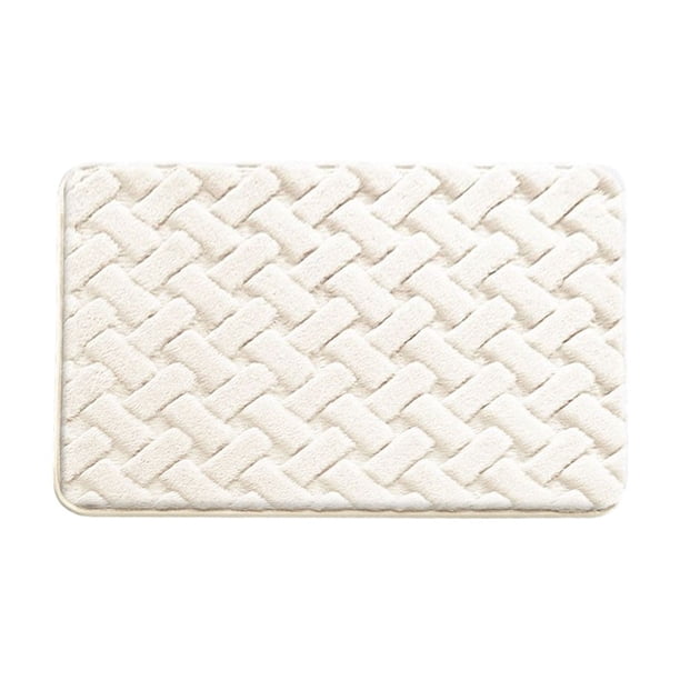 Yhmxh Alfombrillas de baño para baño Alfombrilla antideslizante absorbente de agua para baño, alfombra antideslizante para puerta, alfombrilla suave para suelo de baño, secado más fácil.