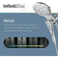 thumbnail image 5 of Moen 220C3EPBL Verso Multi Function Hand Shower in Matte Black, 5 of 6