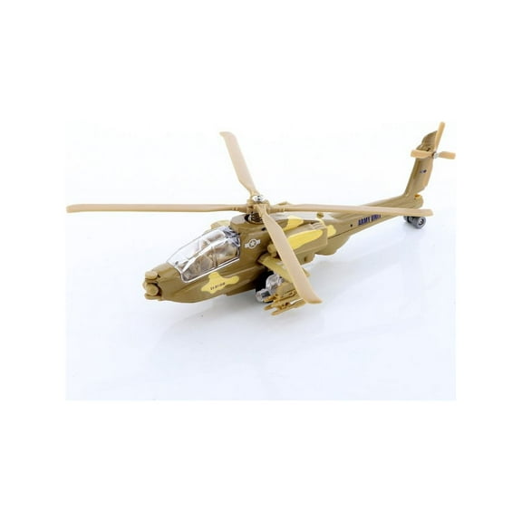 Combat Copter with Lights & Sounds, Beige/Tan - ModelToyCars SL362/1DB - Diecast Toy Helicopter