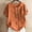 Orange, variant on MSJUHEG Womens Linen Tops Gauze Button Down Shirts for Women Seersucker Tops for Women Tunic Top Loose Solid Color Casual Shirts Bohemian Shirts Tops for Women Army Green L