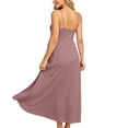thumbnail image 6 of QSAWXQZ Women's Maternity Maxi Dress Sleeveless Scoop Neck Stretch a Line Long Dress for Summer L, 6 of 9
