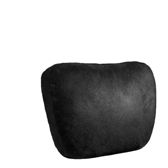 Car Headrest & Lumbar Support Pillow, Suede Neck Pillow for Auto, Universal Car Interior Cushion