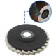 thumbnail image 4 of Dinheiro Juego de Brocas Rueda de Pulido de Fieltro de Lana Disco de Aleta de Arandela Dentada para Acero Inoxidable Vidrio Metales Amoladora Angular de Aluminio 5 Piezas 125 mm, 4 of 5