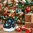 thumbnail image 4 of Cauagu Galaxy With Ufo for Adult Christmas Hat,1-Pack Xmas Holiday Hat Santa Hat for Women & Men Festive Headwear Accessories Fit for Christmas/New Year/Party, 4 of 6