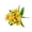 Yellow, variant on Dark Blue Faux Passion Flower Stem 12 Heads Artificial Silk Flowers For Home Vase Wedding Centerpiece Decoration Dark Blue