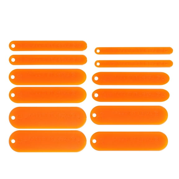 12PCS Plastic Knitting Tool Fishing Net Repair Needle Shuttle Sewing Accessories