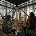 thumbnail image 4 of Gymax Store de Chasse Multifonction 3 en 1 avec Toit à Puits de Lumière, Housse, Sac de Transport, Piquets, 4 of 10