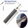 thumbnail image 4 of 48Pcs Drop Shot Weights Set, Slim Pencil Style Lead Fishing Weights Sinkers Kit for Dropshot Rigging 6 Sizes Assorted with Barrel Swivel and Rig Beads, 4 of 8