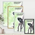 thumbnail image 4 of Designart 'Curious Crow Sitting On A Branch' Traditional Framed Canvas Wall Art Print, 4 of 5