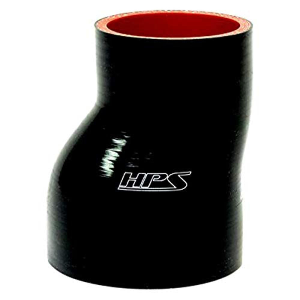 HPS HTSOR-275-300-BLUE Silicone High Temperature 4-Ply Reinforced Offset Reducer Coupler Hose 2-3/4  3 ID Blue 60 psi Maximum Pressure 
