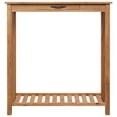 thumbnail image 6 of vidaXL 3 Piece Bar Set Solid Oak Wood, 6 of 7