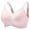Pink-bras for women, variant on Hfnxid Wireless Jelly Bras for Women V Mesh No Underwire Seamless Bralettes Push Up Full Coverage Everyday Bra