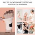 thumbnail image 3 of Wrist Brace for Carpal Tunnel Relief, Ultra-Thin Wrist Wraps Compression for TFCC Tear,Elastic Adjustable Wrist Wrap for Tendonitis,Ulnar Wrist Night Support for Repetitive Wrist Sprain,2 Pcs Beige, 3 of 9