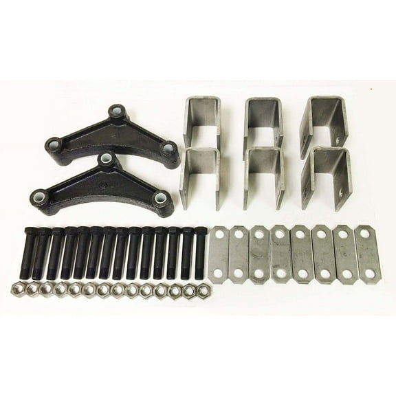 Trailer Leaf Spring Hanger Kit for Double Eye Springs Tandem Axle Suspension