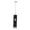 Carbon Black, variant on Nieyigj Electric Milk Frother Multifunction Efficient Low Noise Mini Hand Frother Wand for Coffee Lattes Hot Chocolate Milky White