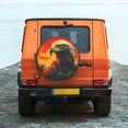 thumbnail image 6 of Rateoe Hawaiian Style Bald Eagle Pattern Tire Cover Wheel Protectors Weatherproof Wheel Covers Universal Fit for Trailer Rv SUV Truck Camper Travel Trailers Accessories-17 inch, 6 of 6