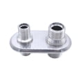 thumbnail image 4 of Accesorio de reemplazo para calentador de aire acondicionado de 2 puertos para automóvil, fácil de instalar, metal pulido, 4 of 9