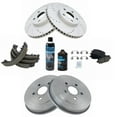 thumbnail image 2 of TRQ Front Ceramic Pads Performance Rotors Drums & Shoe Kit w/ Fluid for Corolla BKA18650, 2 of 8