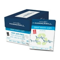 Hammermill Punched Copy Paper - For Laser, Inkjet Print - Letter - 8.50" X 11" - 20 Lb - Recycled - 3 X Hole Punched - 92 Brightness - 5000 / Carton - White (HAM86702)