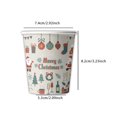 thumbnail image 3 of 10 Pcs Christmas Themed Party Christmas Atmosphered Disposable Paper Cups Suitable For Party Dinners And Family Gatherings, 3 of 6
