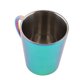 thumbnail image 5 of Taza de agua de doble capa de 300 ml con asa, de acero inoxidable, con aislamiento para café, para el hogar, colorida, 5 of 14