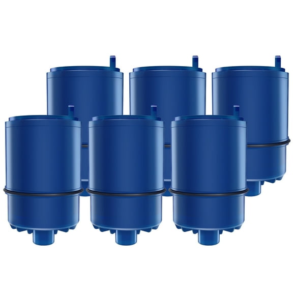 AQUA CREST 6 Pack Faucet Filter Replacement for All PUR®Plus, PUR® Water Filter Replacement, Pur® Filter Replacement RF-9999®, NSF 42 Certified, 1800-Gallon Long Lifespan