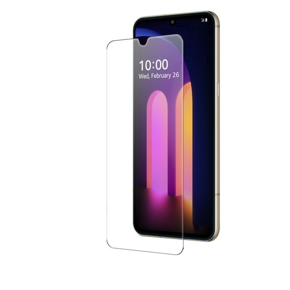 Mignova Screen Protector For LG V60 ThinQ 5G Tempered Glass 3D Full Coverage Screen Replacement Easy Frame Installation High Definition Fingerprint Free Case Friendly -Clear 1 Pcs