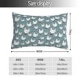 thumbnail image 2 of KLL Farm Birds Pillow Covers Envelope Closure,Super Soft and Cozy Fuzzy Fleece Pillow Case Cover 14"x20", 2 of 5