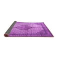 thumbnail image 2 of Ahgly Company Indoor Square Medallion Purple Traditional Area Rugs, 7' Square, 2 of 4