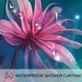 thumbnail image 3 of Dragonfly Waterproof Printed Shower Curtain Set with Hooks - Bathroom Decoration, 3 of 5