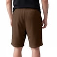 thumbnail image 3 of Mens Casual Corduroy Shorts Elastic Waist Drawstring Lightweight Embroidered Logo Shorts Summer Beach Shorts, 3 of 3