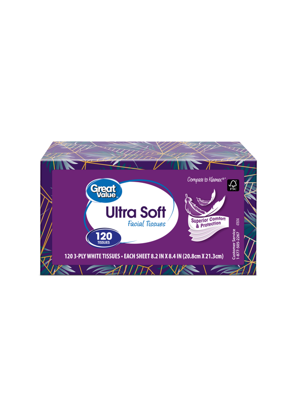 Great Value Tissues in Facial Tissue