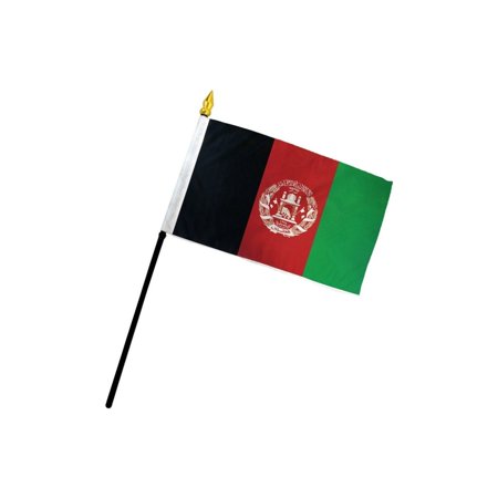 Afghanistan 4x6in Stick Flag